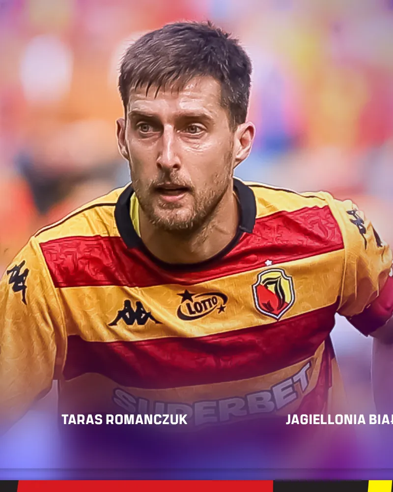 Numer Lutego LOTTO 2026: Taras Romanczuk - 350. mecz w Jagiellonii Białystok w Ekstraklasie