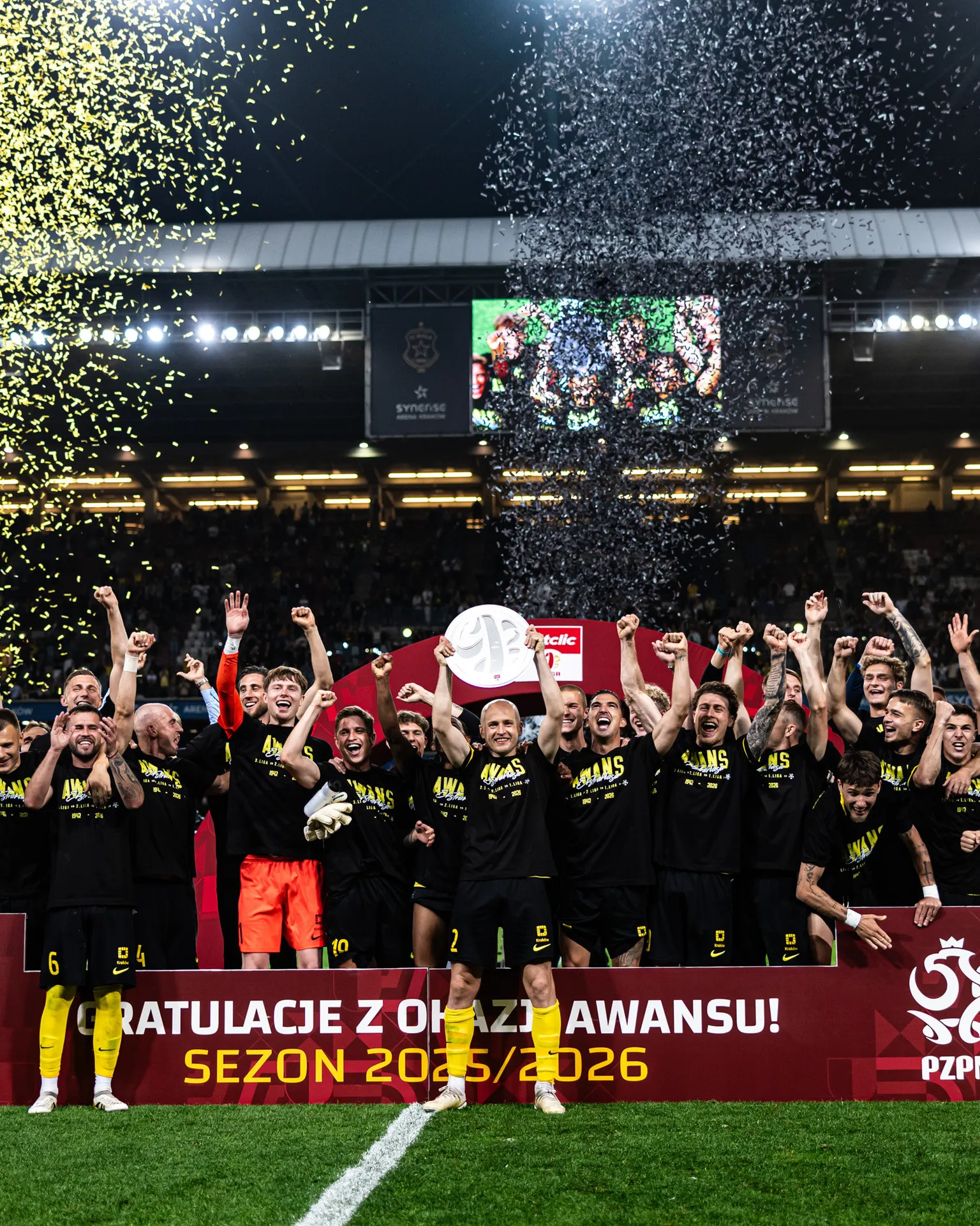 Wieczysta Kraków trzecim beniaminkiem w sezonie 2026/2027
