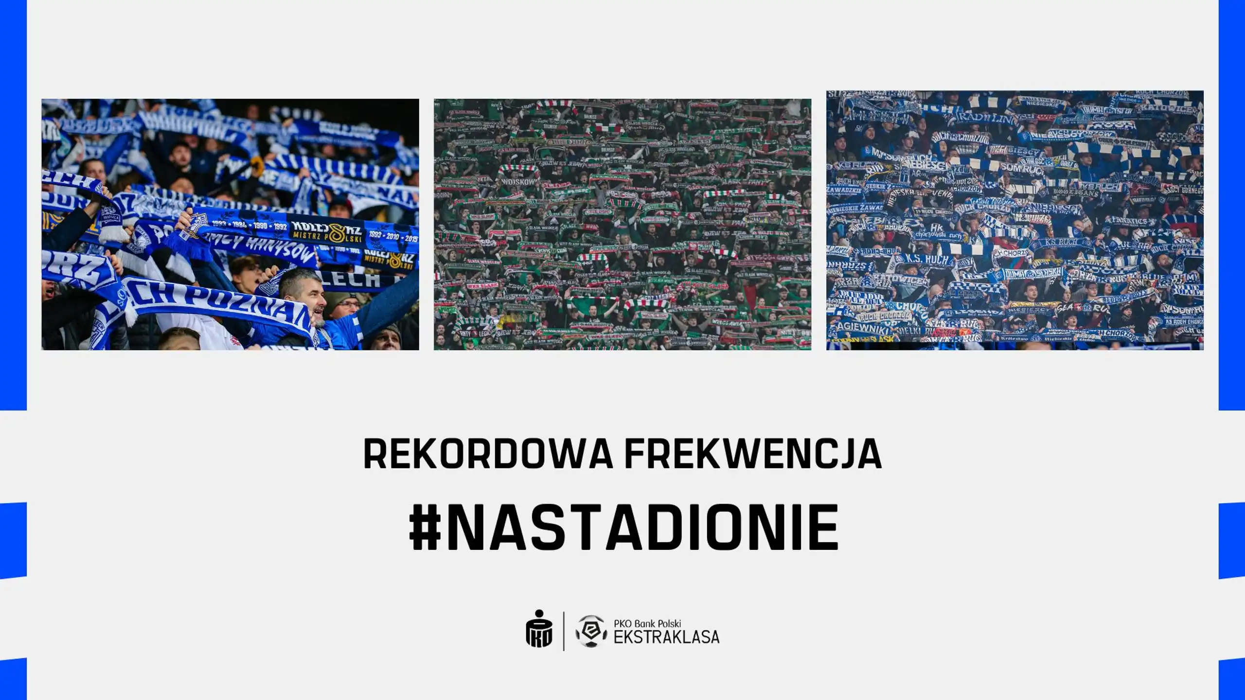 Ponad 140 tys. widzów na stadionach PKO Bank Polski Ekstraklasy. Najwyższa frekwencja w XXI wieku!