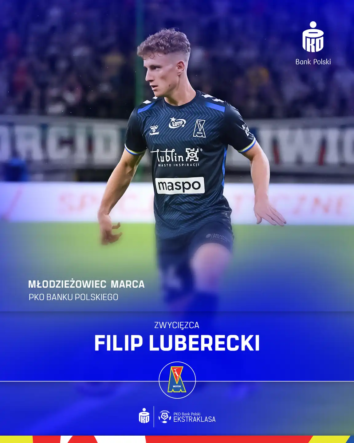 Młodzieżowiec Marca PKO Banku Polskiego 2026: Filip Luberecki (Motor Lublin)