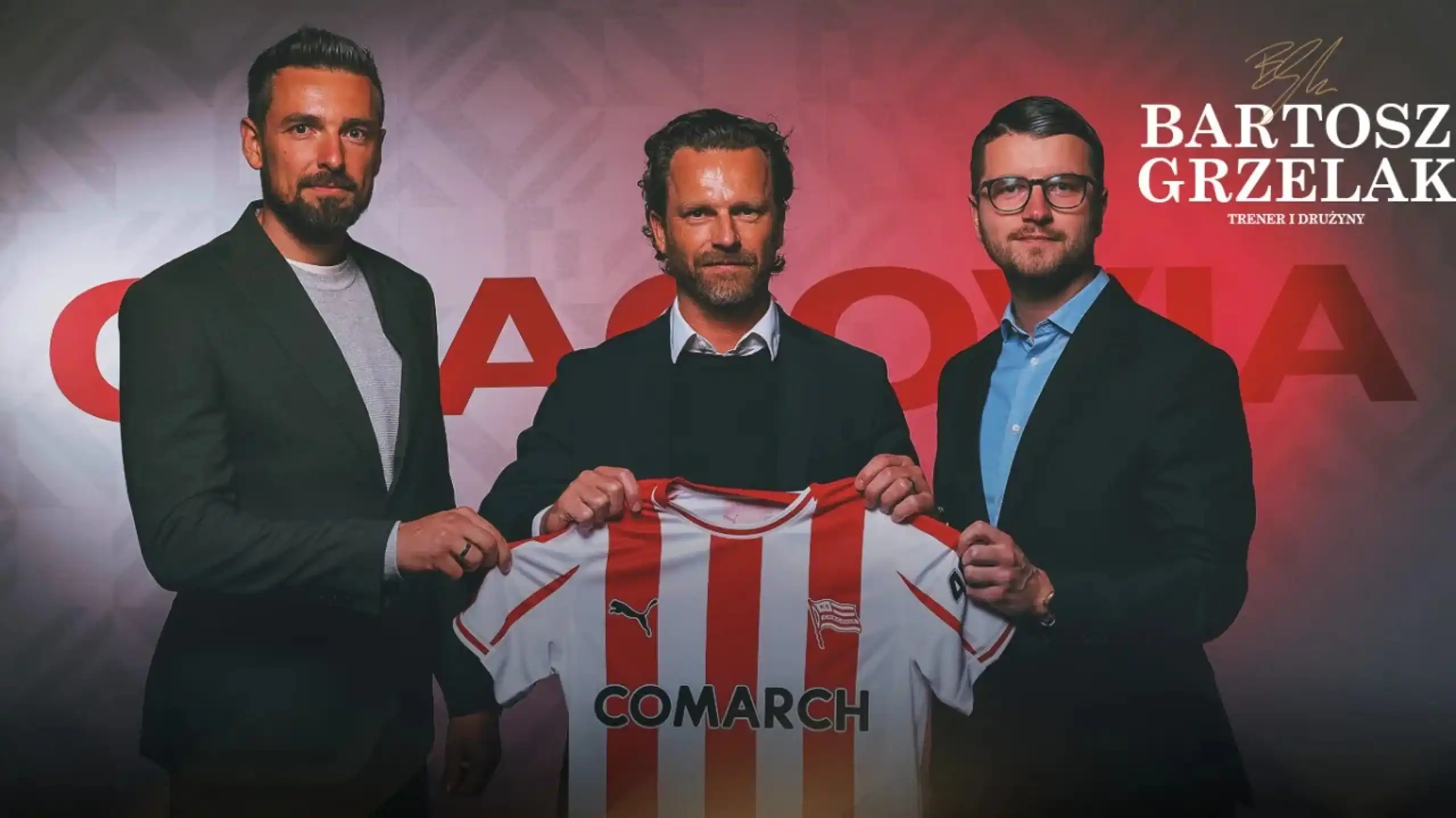 Cracovia pierwszym polskim klubem Bartosza Grzelaka