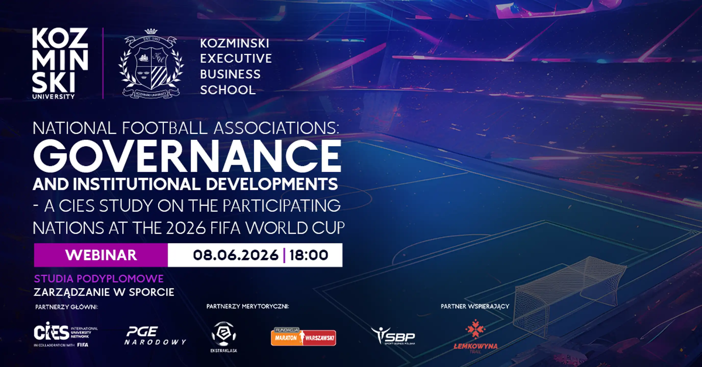 Webinar "National Football Associations: Governance and Institutional Developments - A CIES Study on the Participating Nations at the 2026 FIFA World Cup".